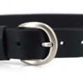 Ceinture noire en cuir "David"