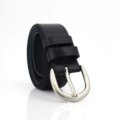 Ceinture noire en cuir "David"