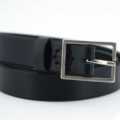 Ceinture en cuir noir "Alain"