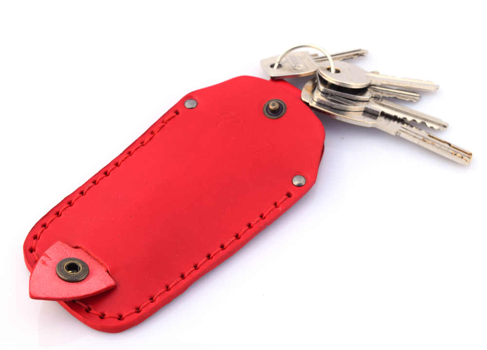 Porte-clés Ange Sois béni rouge - 729201- Uljo