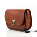 Sac en cuir couleur marron naturel - "Baume"